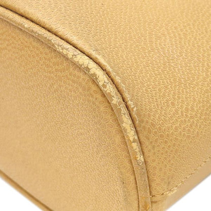 Chanel Tote CC Logo Caviar Leather Beige Gold Coco Ball — view 4