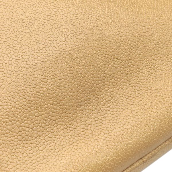 Chanel Tote CC Logo Caviar Leather Beige Gold Coco Ball — view 5
