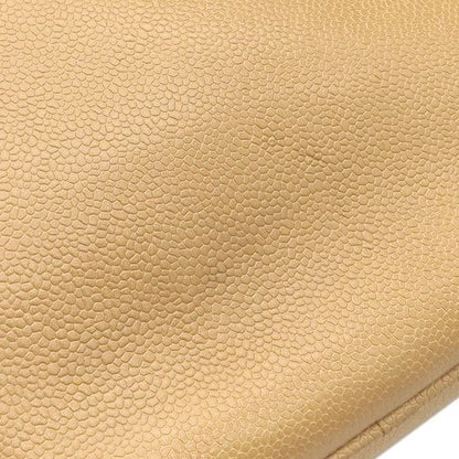 Chanel Tote CC Logo Caviar Leather Beige Gold Coco Ball — view 5