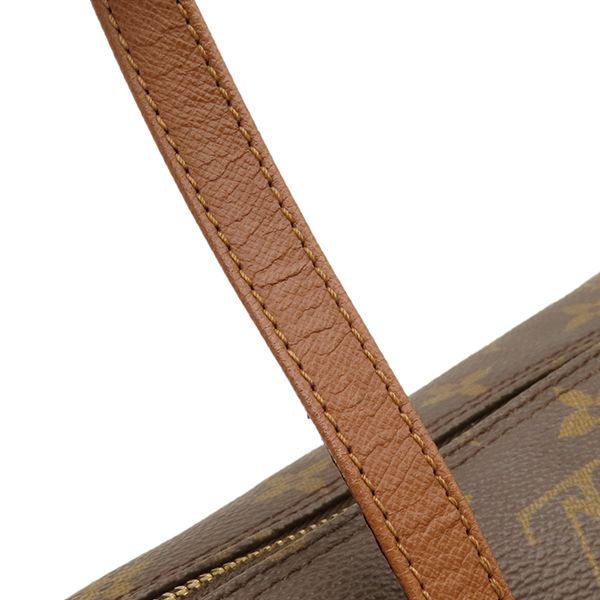 Louis Vuitton Handbag Papillon 30 Monogram Canvas Gold Brown Vintage — view 7