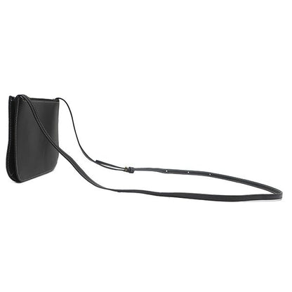Loewe Shoulder Bag Gate Double Zip Pouch Leather Black Gold — view 2