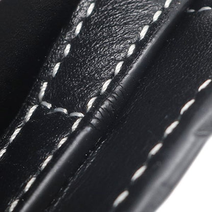 Loewe Shoulder Bag Gate Double Zip Pouch Leather Black Gold — view 8
