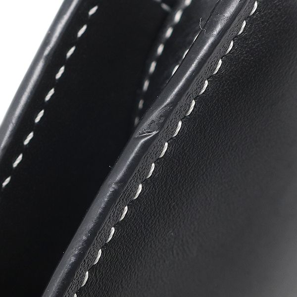Loewe Shoulder Bag Gate Double Zip Pouch Leather Black Gold — view 7