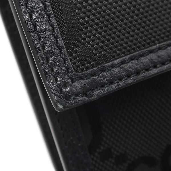 Gucci Shoulder Bag Off the Grid Nylon Leather Black Silver — view 5