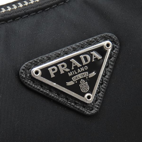Prada 2-Way Bag Re Edition 2005 Re-Nylon Bag Nylon Leather Black Silver — view 5