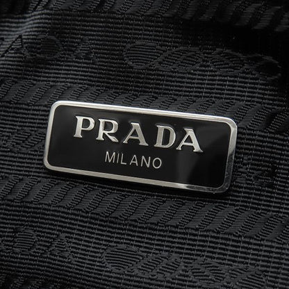 Prada 2-Way Bag Re Edition 2005 Re-Nylon Bag Nylon Leather Black Silver — view 8