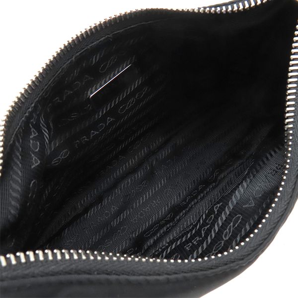 Prada 2-Way Bag Re Edition 2005 Re-Nylon Bag Nylon Leather Black Silver — view 7