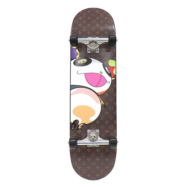 Louis Vuitton LV TM Super Flat Characters Skateboard Wood Maple Monogram Panda — view 2