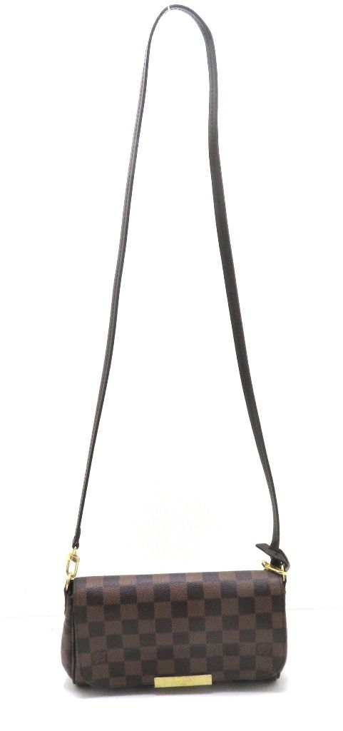 Louis Vuitton Favorite PM Damier Shoulder Bag Canvas Brown — view 2