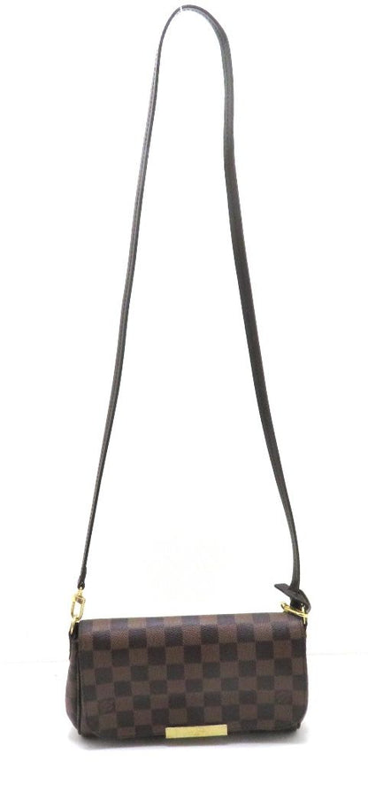 Louis Vuitton Favorite PM Damier Shoulder Bag Canvas Brown — view 2