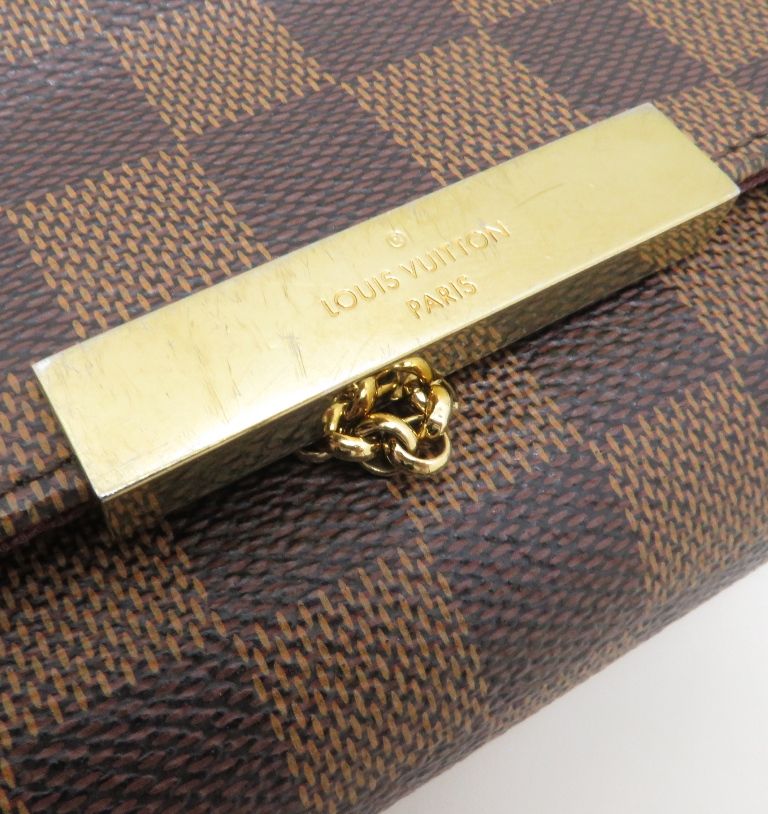 Louis Vuitton Favorite PM Damier Shoulder Bag Canvas Brown — view 5