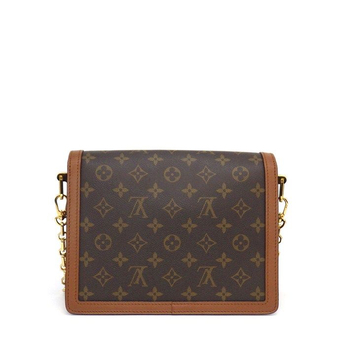 Louis Vuitton Shoulder Bag Dauphine MM Monogram Reverse Cowhide Leather — view 2