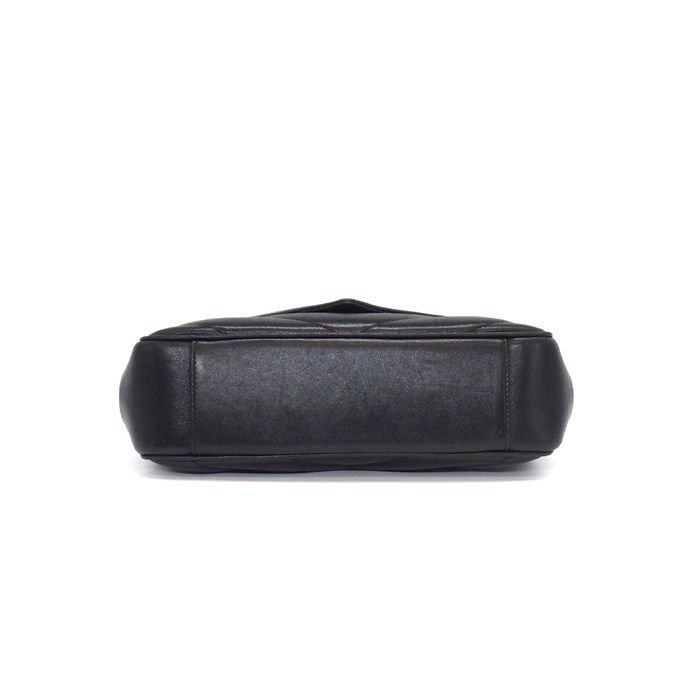 Saint Laurent Shoulder Bag Loulou Small Aaeax Black Matelasse Lambskin Gold — view 4