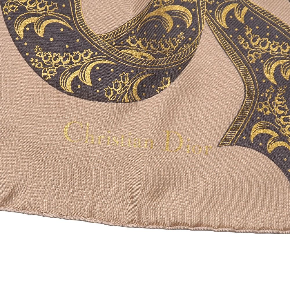 Dior Scarf Total Silk Flower Ribbon Shawl — view 4