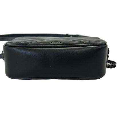 Gucci GG Marmont Mini Shoulder Bag Dtdhv Black — view 3