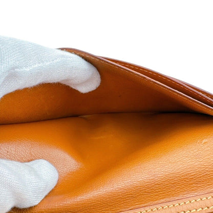 Hermes Bearn Bifold Wallet Leather Brown Silver — view 8