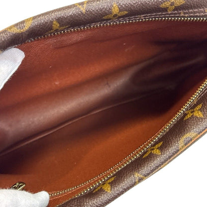 Louis Vuitton Nile Monogram Shoulder Bag Leather Brown — view 8