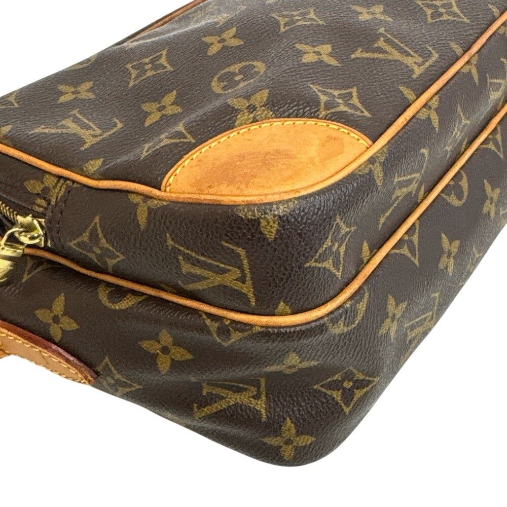 Louis Vuitton Nile Monogram Shoulder Bag Leather Brown — view 3