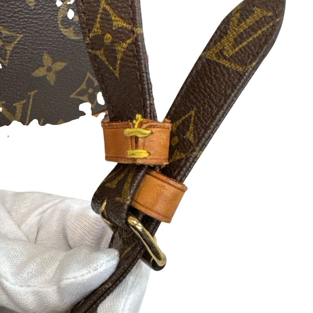 Louis Vuitton Nile Monogram Shoulder Bag Leather Brown — view 6