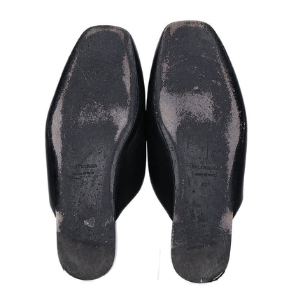 Balenciaga BB Logo Leather Sandals — view 6
