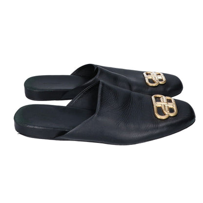 Balenciaga BB Logo Leather Sandals — view 4