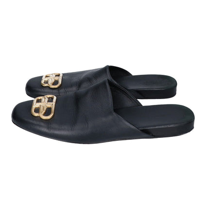 Balenciaga BB Logo Leather Sandals — view 2