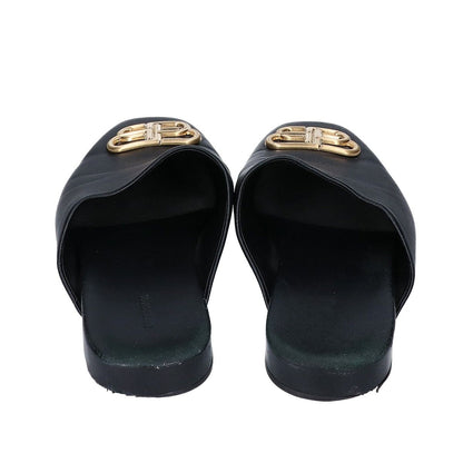Balenciaga BB Logo Leather Sandals — view 3