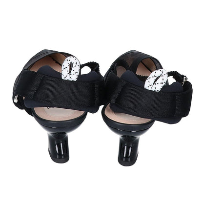 Fendi Colibri Mesh Slingback Pumps Heels — view 3