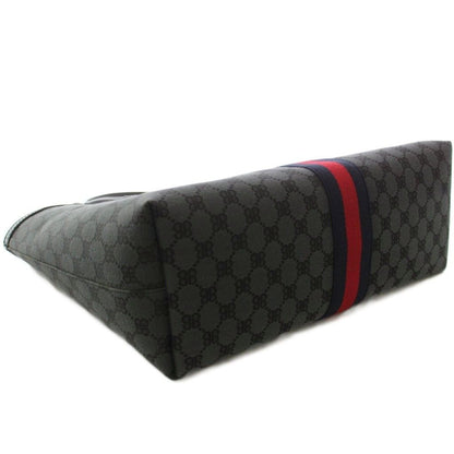 Gucci the Hacker Project Medium Tote Web Stripe Black — view 4