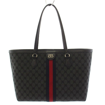 Gucci the Hacker Project Medium Tote Web Stripe Black