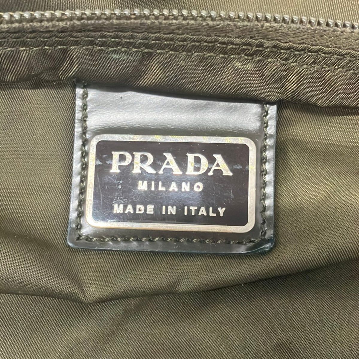 Prada Shoulder Bag Khaki — view 8
