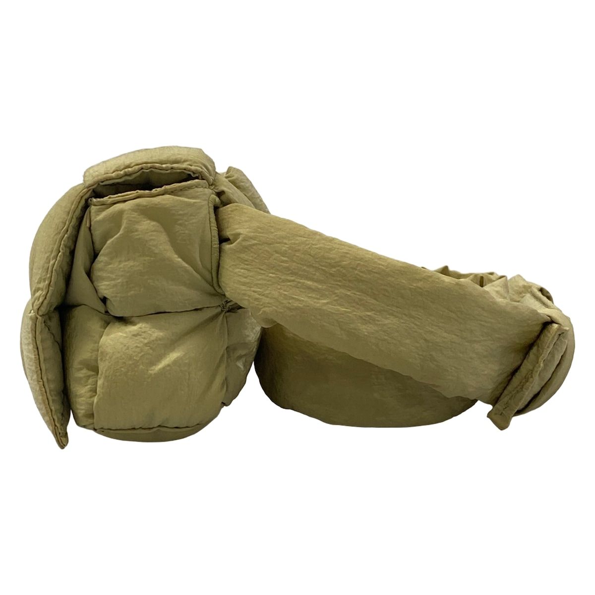 Bottega Veneta Waist Pouch the Padded Tech Cassette Khaki — view 4