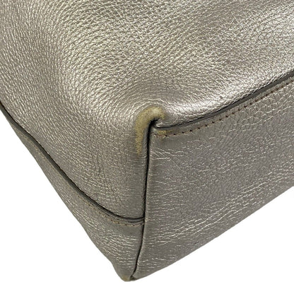 Prada Tote Silver Leather — view 6
