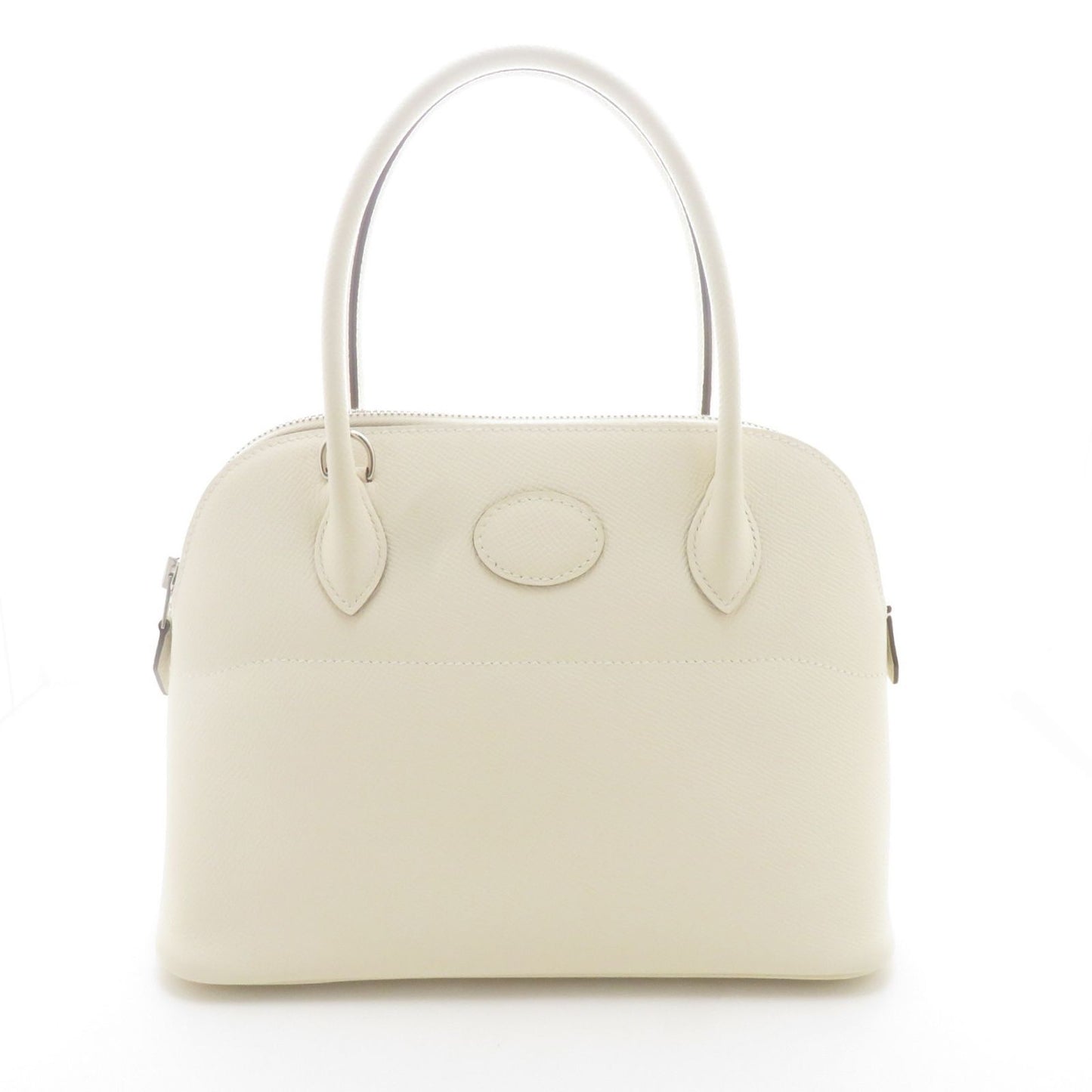 Hermes Bolide 27 Nata Silver Handbag Veau Epsom