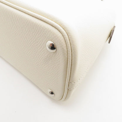 Hermes Bolide 27 Nata Silver Handbag Veau Epsom — view 6