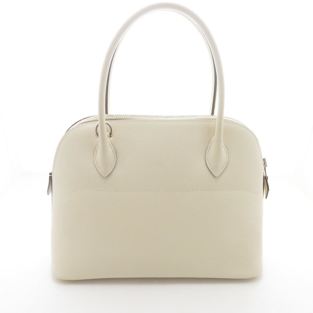 Hermes Bolide 27 Nata Silver Handbag Veau Epsom — view 3