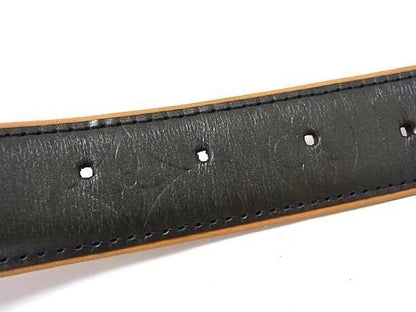 Louis Vuitton Belt Monogram Matte Noir Leather Gray Silver — view 6