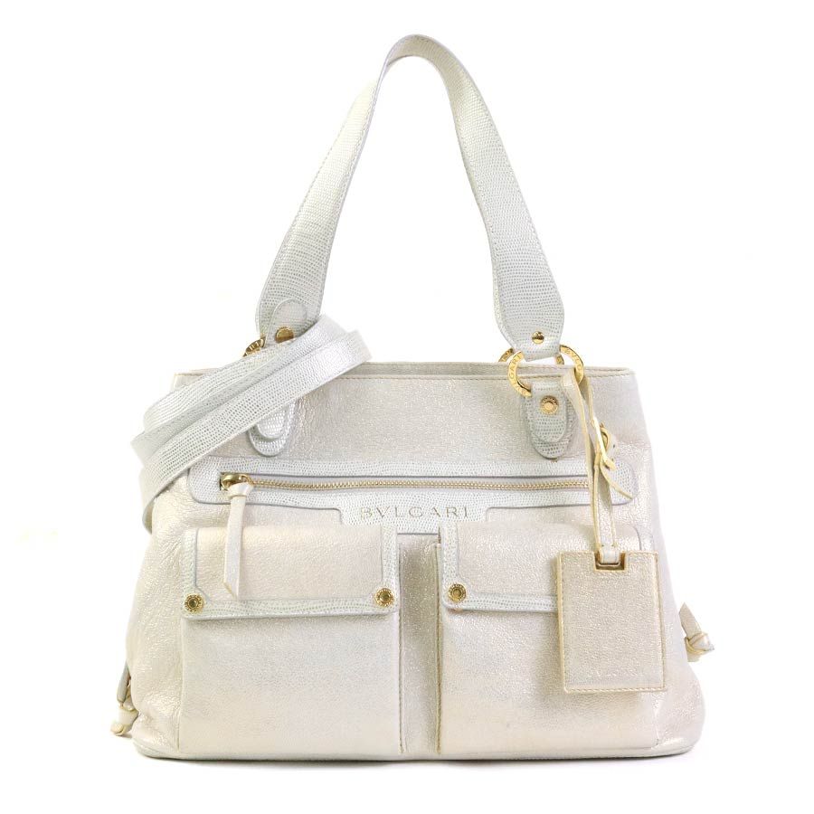 Bvlgari Shoulder Bag White