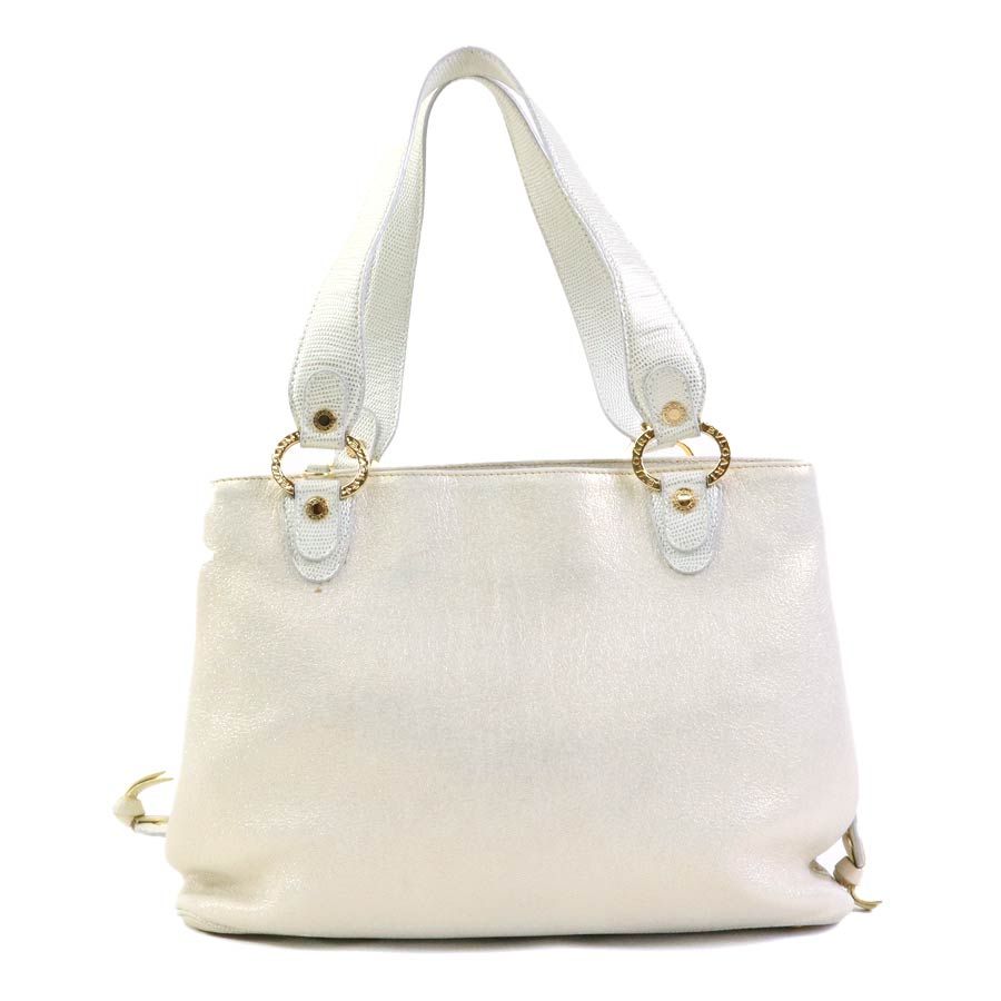 Bvlgari Shoulder Bag White — view 3