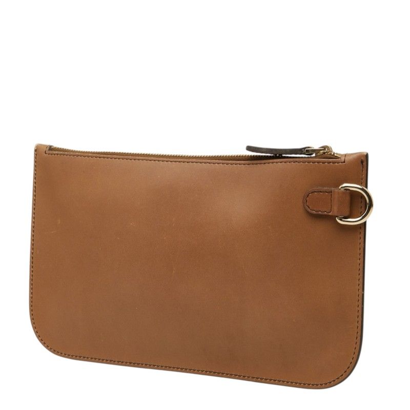 Gucci Pouch Brown Leather — view 2