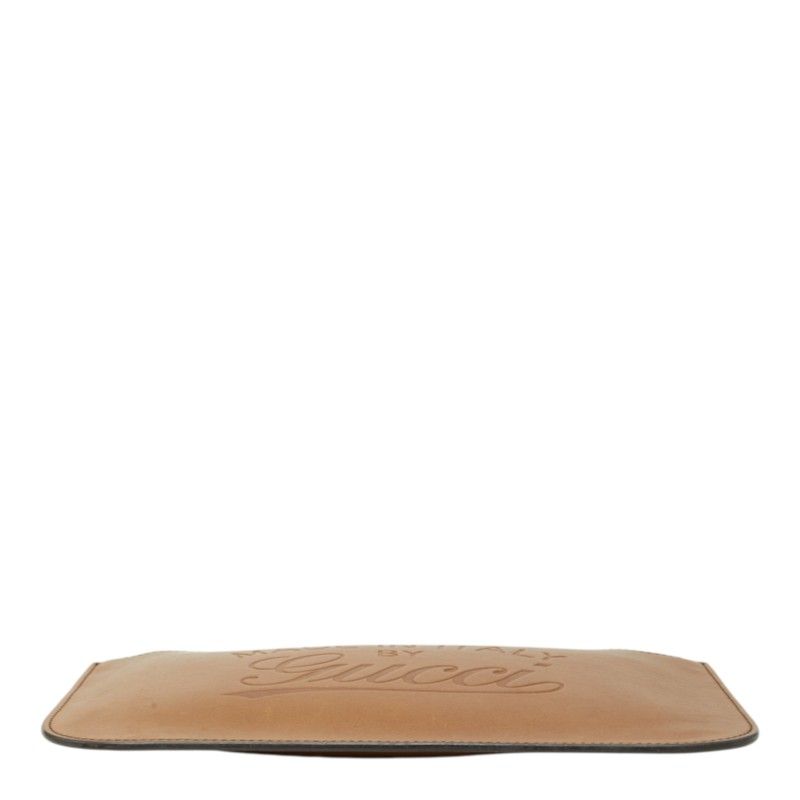 Gucci Pouch Brown Leather — view 3