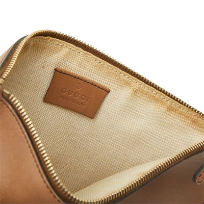 Gucci Pouch Brown Leather — view 8