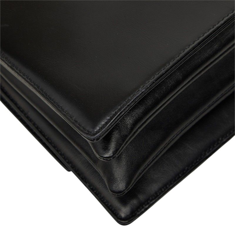 Louis Vuitton Opera Line Delph Shoulder Bag Noir Black Leather — view 7