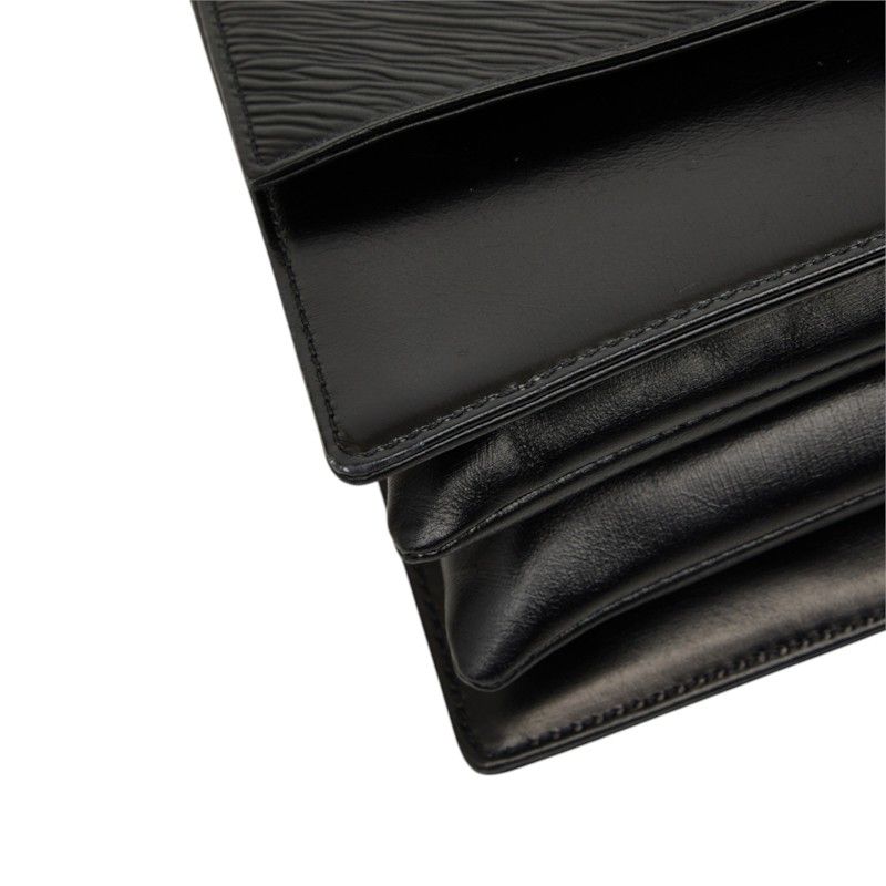 Louis Vuitton Opera Line Delph Shoulder Bag Noir Black Leather — view 5