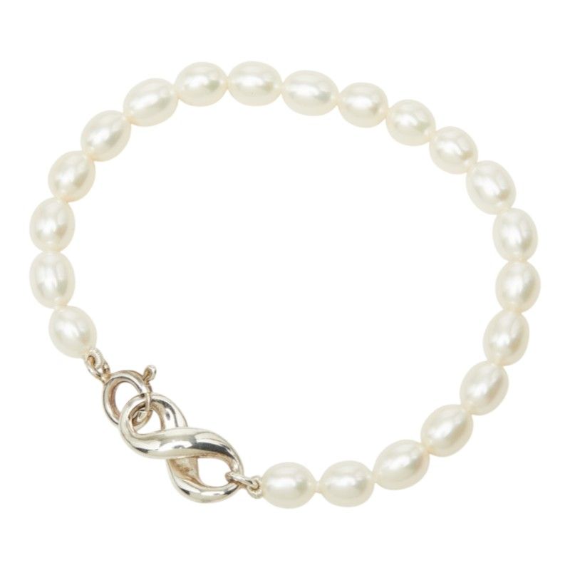 Tiffany & Co Infinity Bracelet Silver Freshwaterpearl — view 2