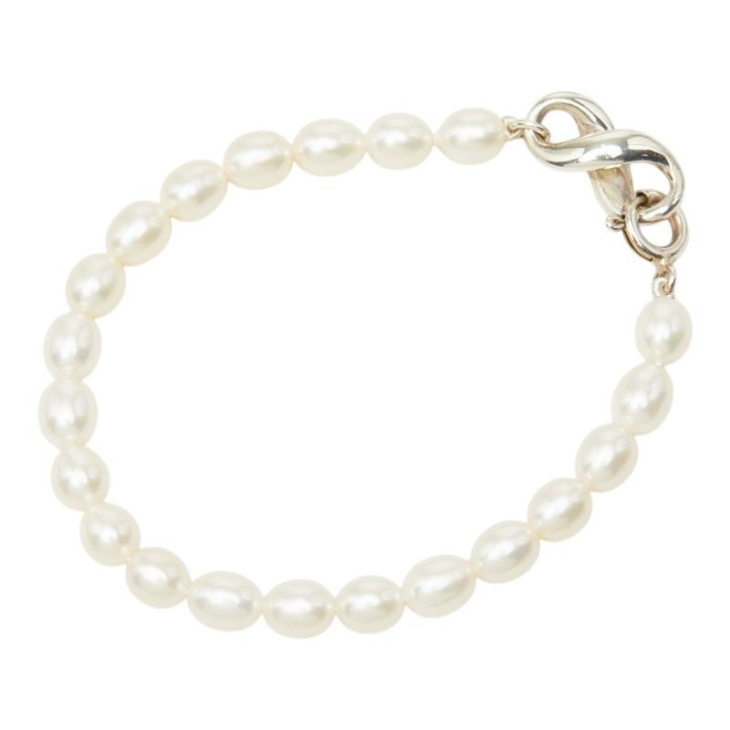 Tiffany & Co Infinity Bracelet Silver Freshwaterpearl