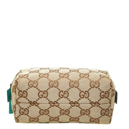Gucci GG Canvas Pouch Beige Blue — view 3