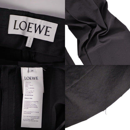 Loewe Pants Trousers Wide Wool Black 34 — view 6