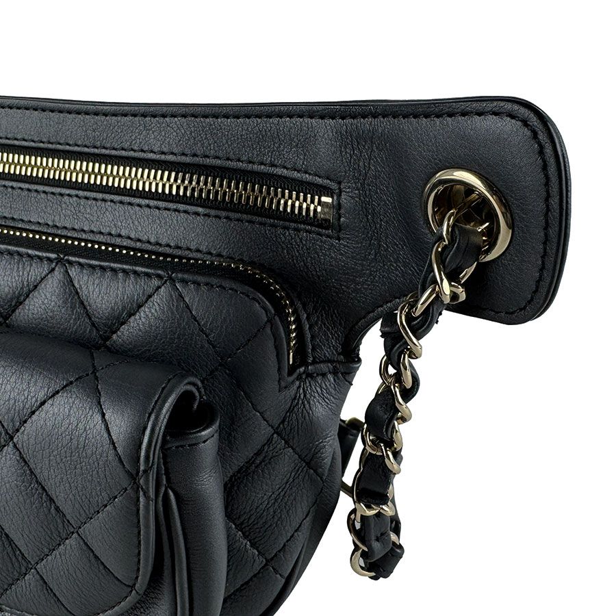 Chanel Shoulder Bag Gray — view 6