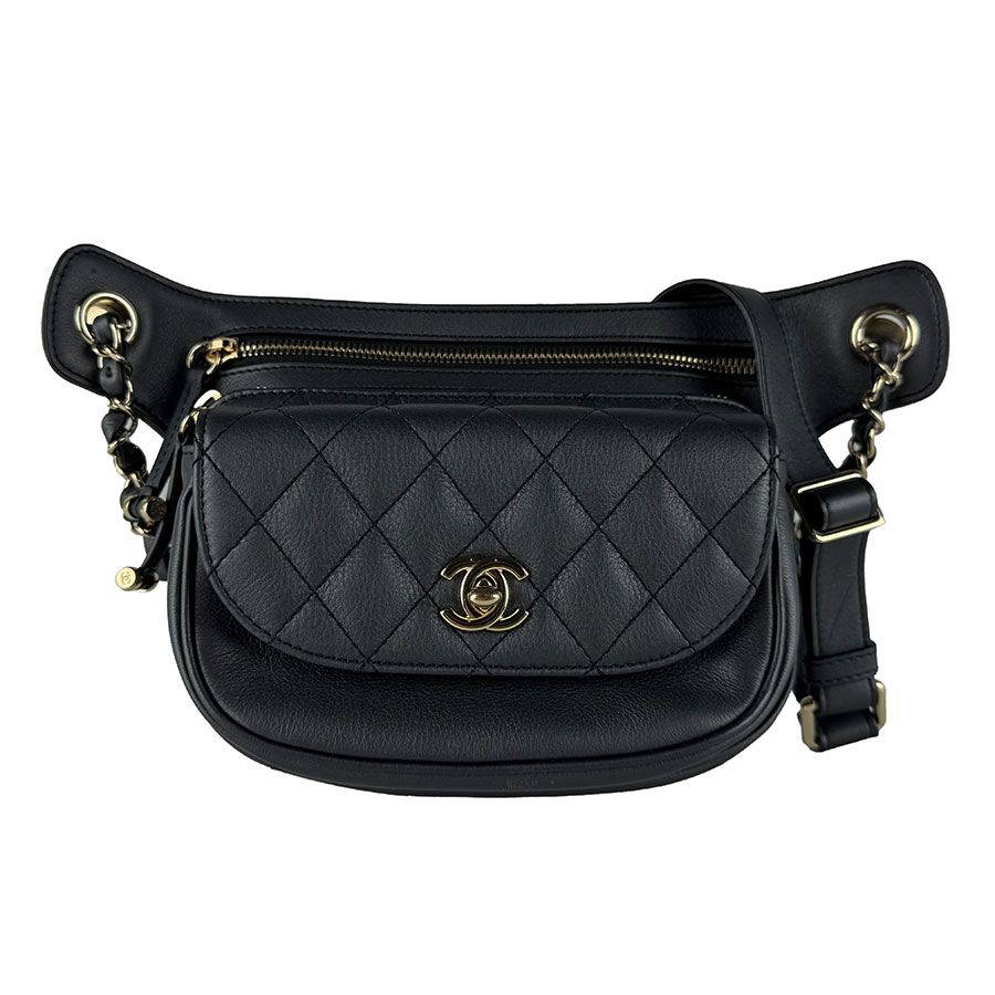 Chanel Shoulder Bag Gray